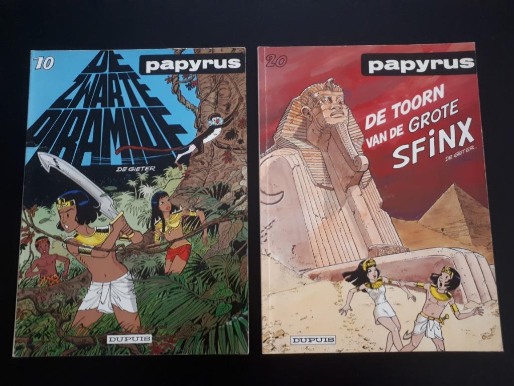 Papyrus 2x (SC), Meerdere stripboeken, Ophalen of Verzenden, Gelezen, De Gieter