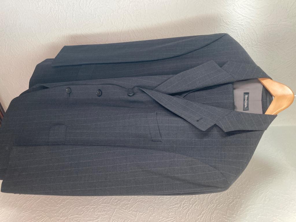 Kostuum heren, Enlèvement, Comme neuf, Taille 56/58 (XL), Gris