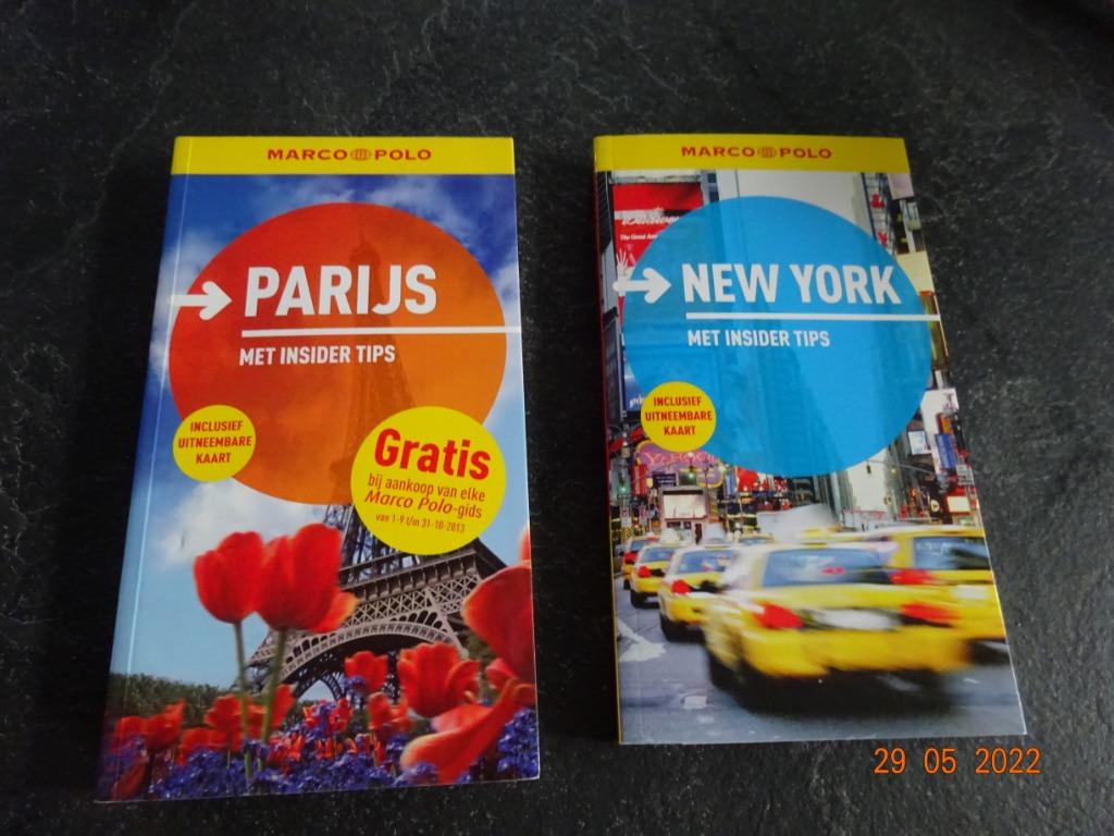 reisgids Marco Polo van Parijs en New York Met elk stadsplan, Livres, Guides touristiques, Enlèvement ou Envoi, Marco Polo