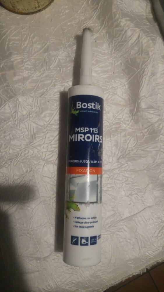 Vintage mastic silicone bostik msp mirroir périmé, Doe-het-zelf en Bouw, Isolatie en Afdichting, Ophalen of Verzenden, Gebruikt