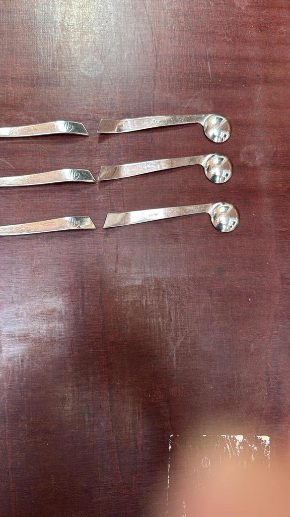 Illy koffielepels 40 stuks, Gebruikt, Ophalen of Verzenden, Los bestek, Inox of Chroom