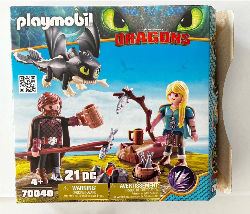 Playmobil Dragons 70040 100% compleet, Ophalen of Verzenden, Zo goed als nieuw