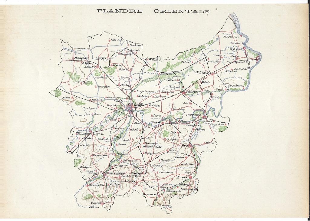 1890 - Provincie Oost-Vlaanderen, Envoi