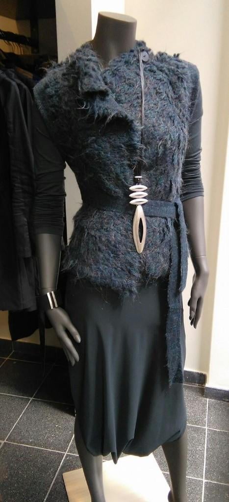 Cardigan court avec ceinture Sarah Pacini neuf, Sarah pacini, Enlèvement ou Envoi, Neuf, Gris