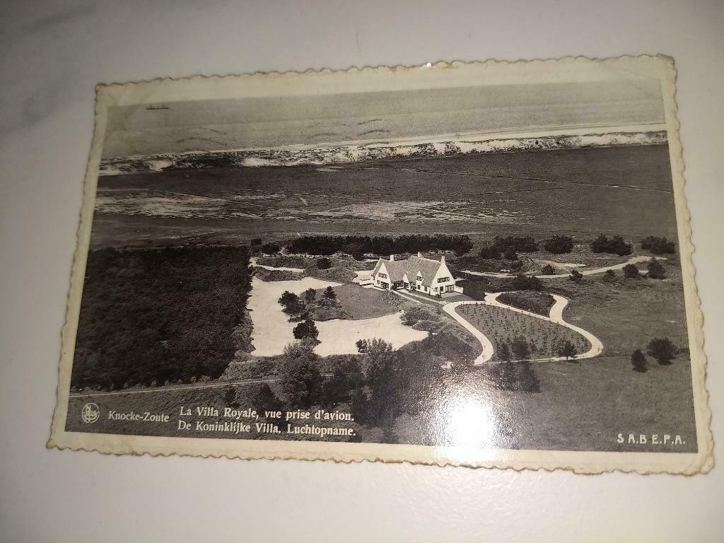 Knokke Zoute 1939 - koninklijke villa, Ophalen of Verzenden, 1920 tot 1940, Gelopen, West-Vlaanderen