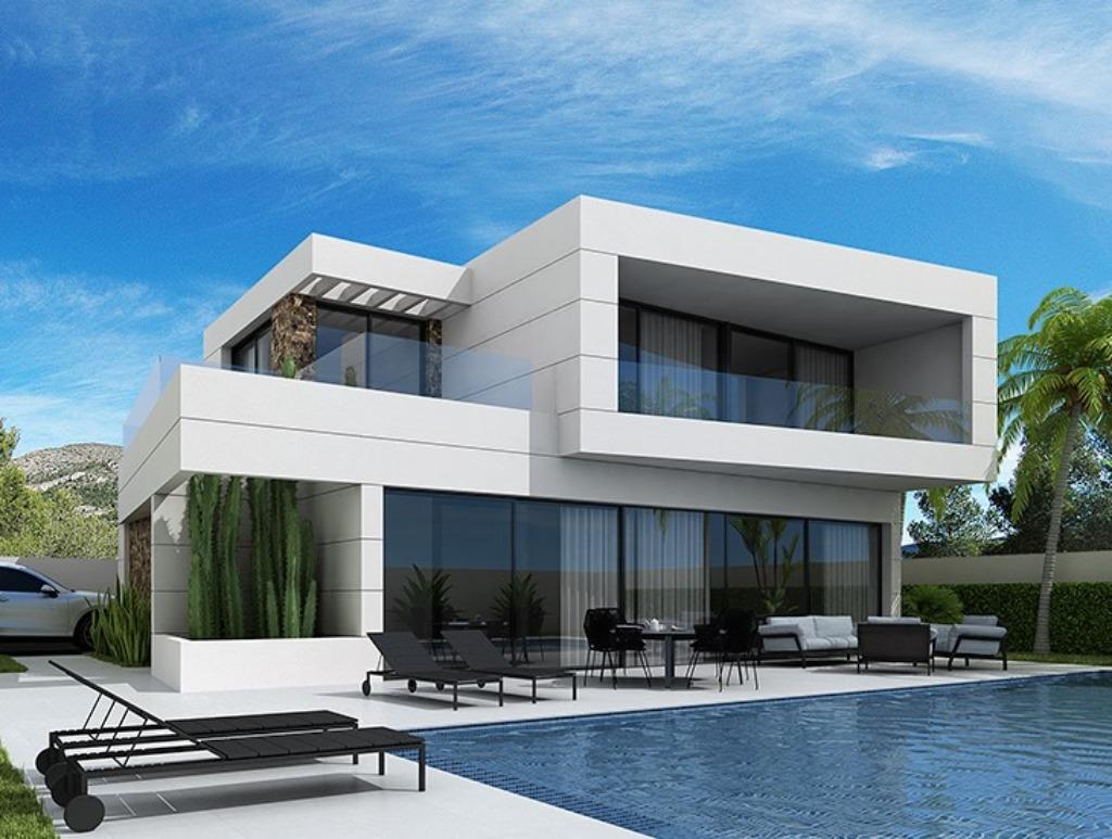 Nieuwbouw villa Costa Blanca, Spanje, CALPE, Woonhuis, 3 kamers