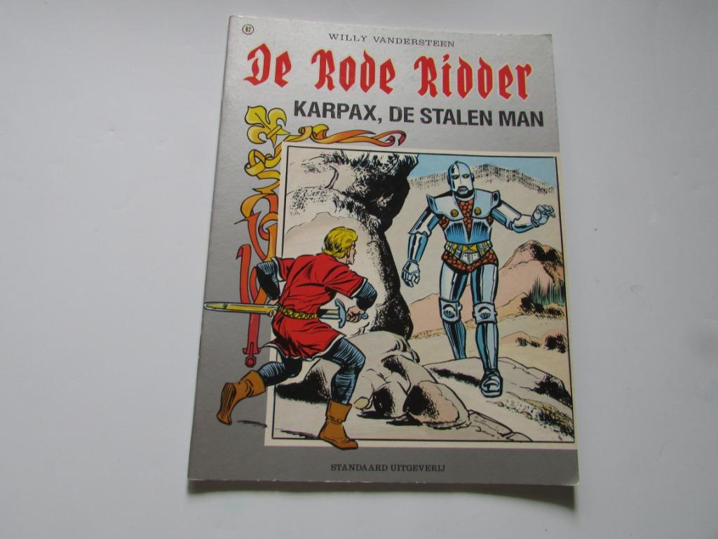 DE RODE RIDDER, KARPAX, DE STALEN MAN, Boeken, Gelezen, Biddeloo Karel, Eén stripboek, Ophalen of Verzenden
