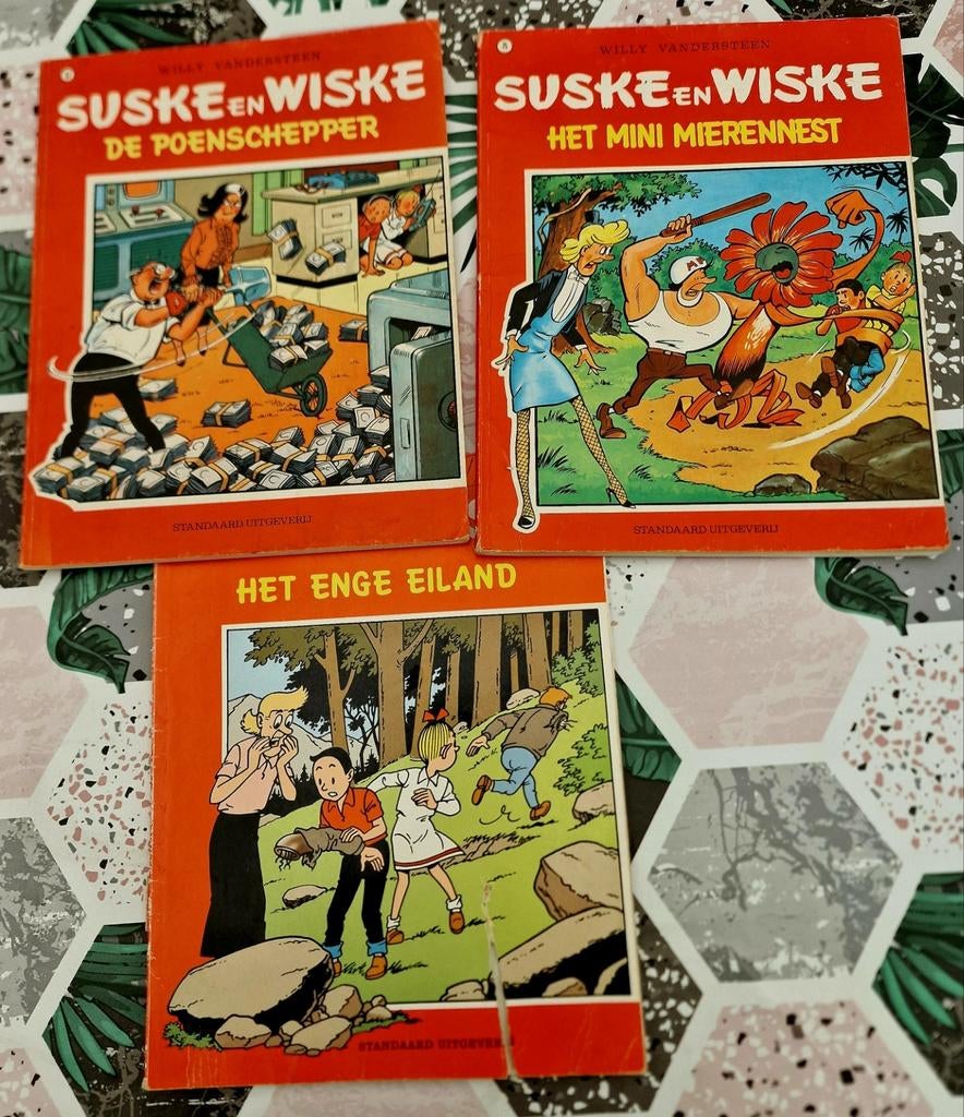 Suske en wiske    3 titels, Boeken, Ophalen, Gelezen, Willy Vandersteen