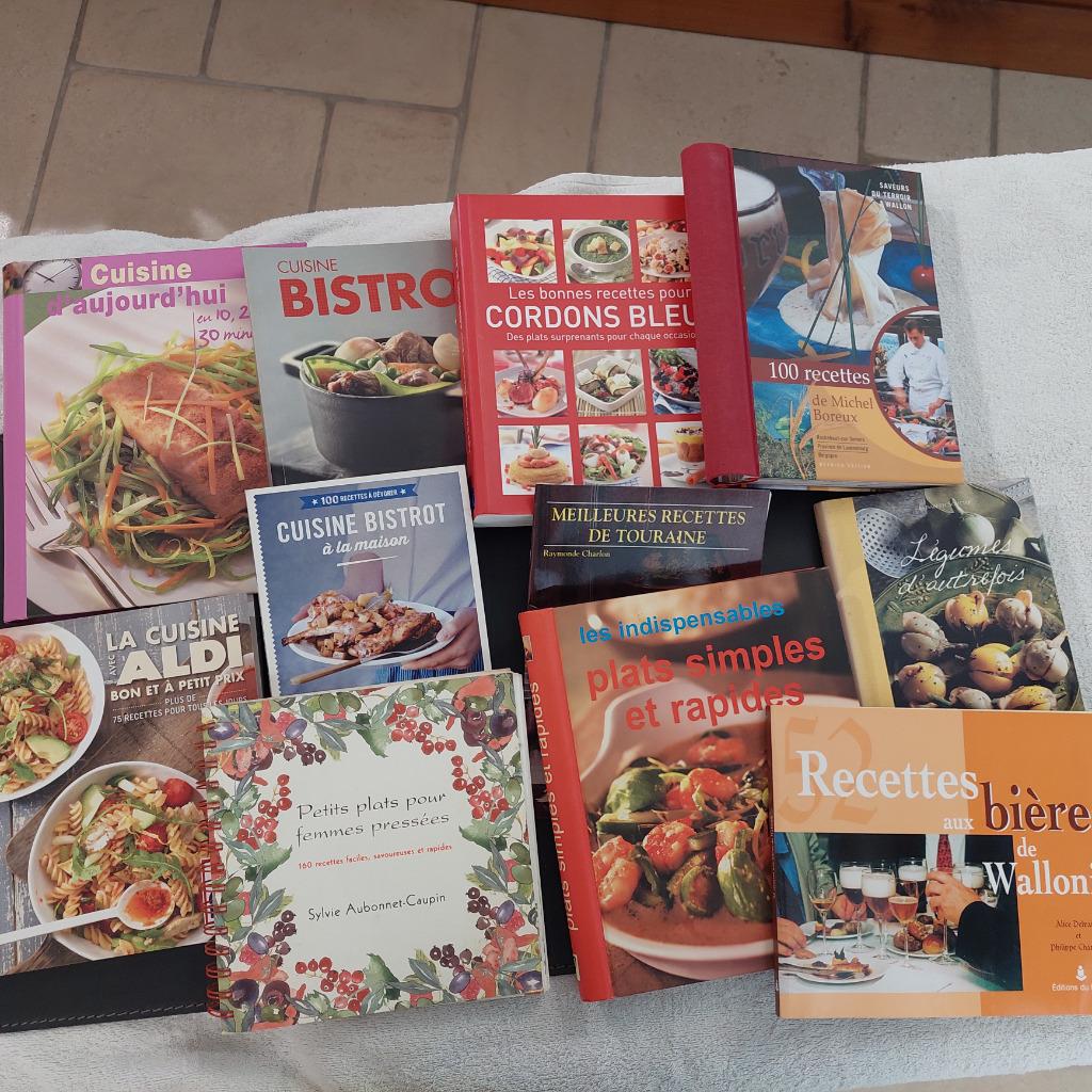 lot 11 livres CUISINE divers 2, Enlèvement ou Envoi
