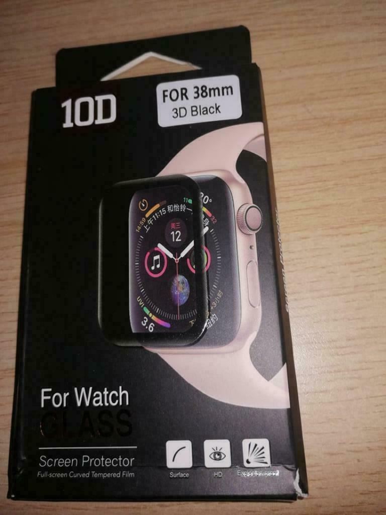 38mm apple watch series 3/2/1 screen protector glas for 38mm, Ophalen of Verzenden, Nieuw