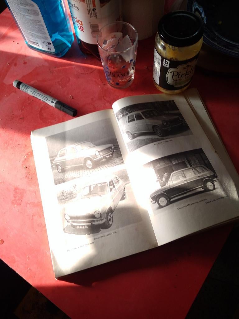 Vraagbaak simca 1100, Ophalen of Verzenden