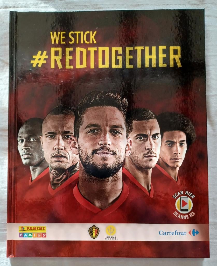 Album de Panini : We Stick #Redtogether (2018), Enlèvement ou Envoi, Comme neuf, Autocollants et Photos