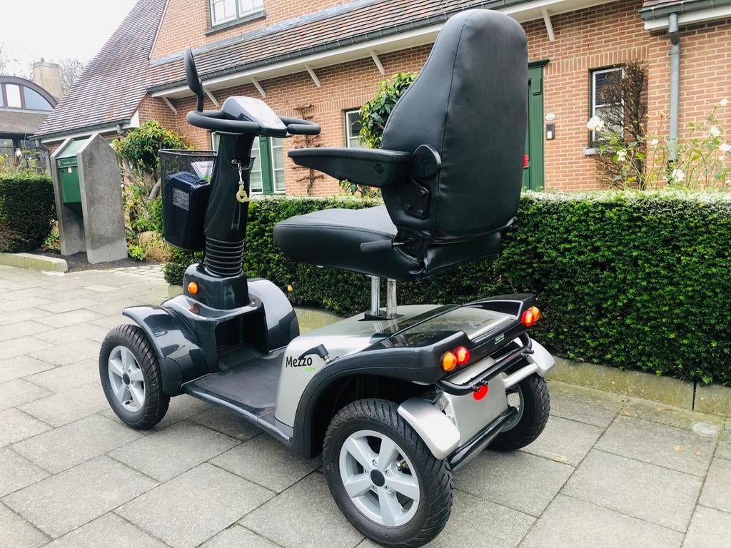 Scooter électrique Voiturette L&M Mezo Excellent Scootmobiel, Enlèvement ou Envoi, Pliant, Comme neuf, Fauteuil roulant électrique