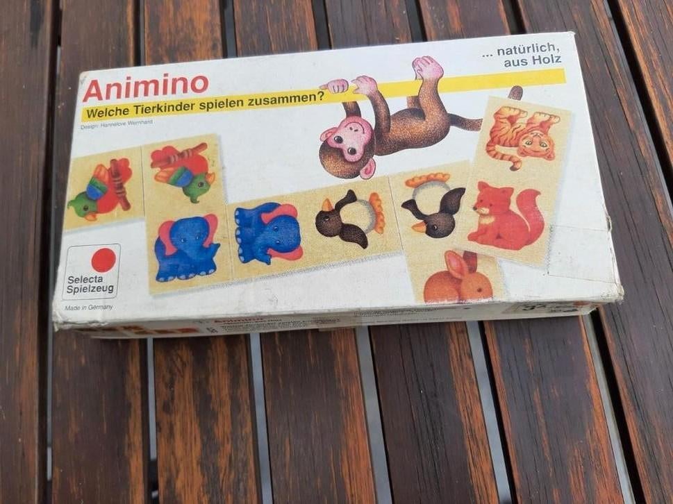 houten dominospel, Ophalen of Verzenden, Zo goed als nieuw