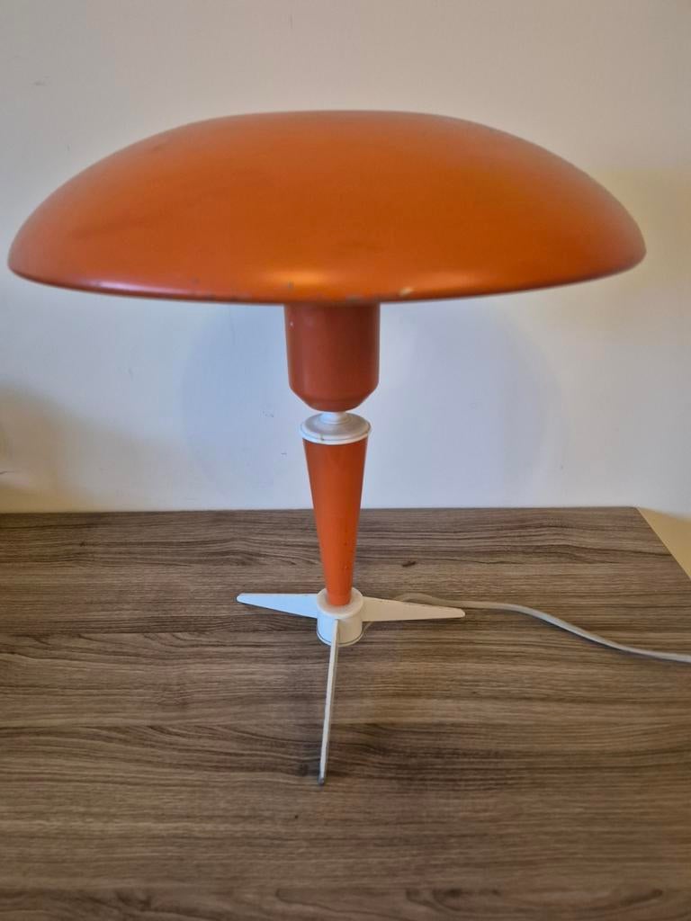 Lampe  vintage orange – Louis Kalff