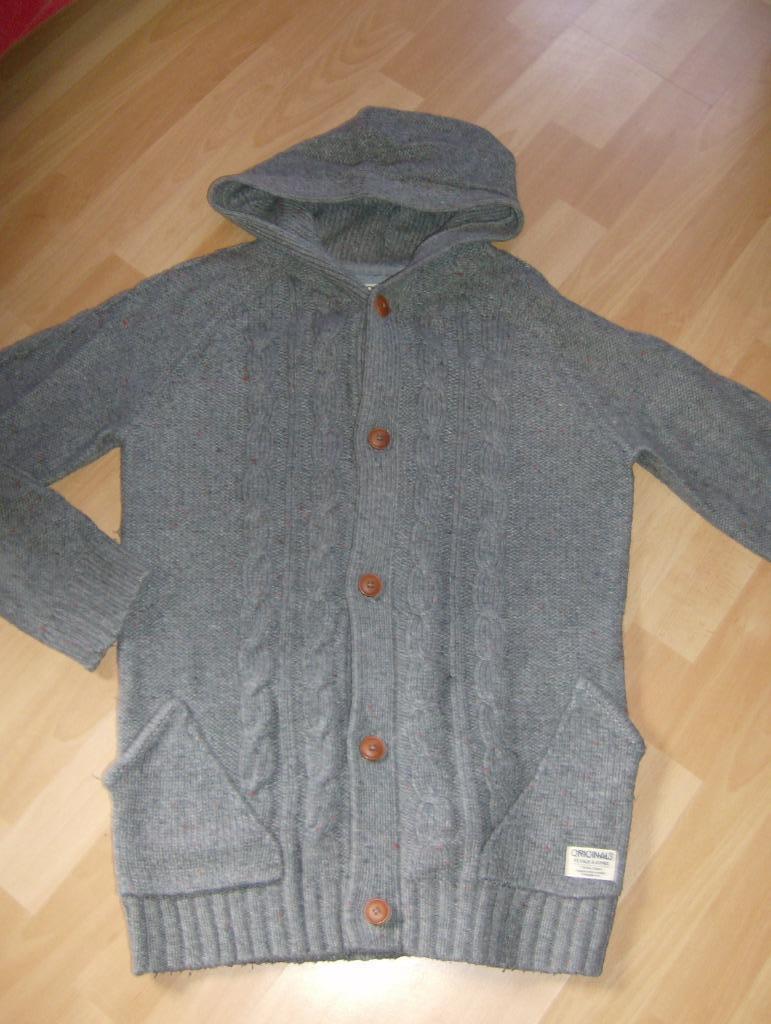 trui met kap grijs merk jack and jones - maat s, Ophalen of Verzenden, Grijs, Gedragen, Jack & Jones