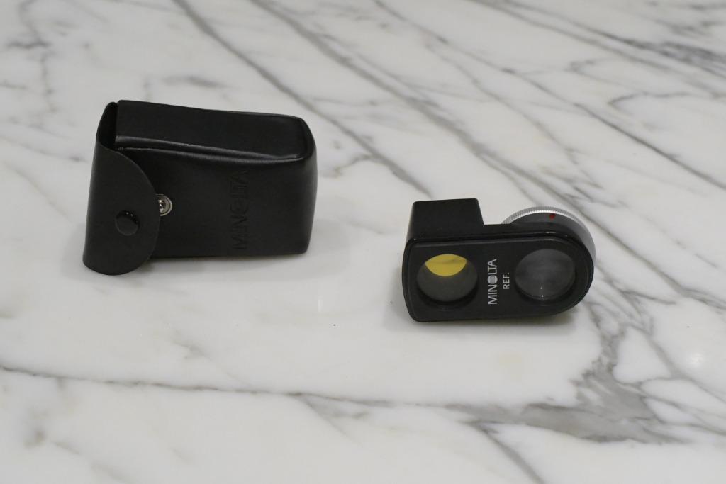 Minolta spotvoorzetstuk voor meter IV F met etui, Audio, Tv en Foto, Ophalen of Verzenden, Zo goed als nieuw, Overige typen