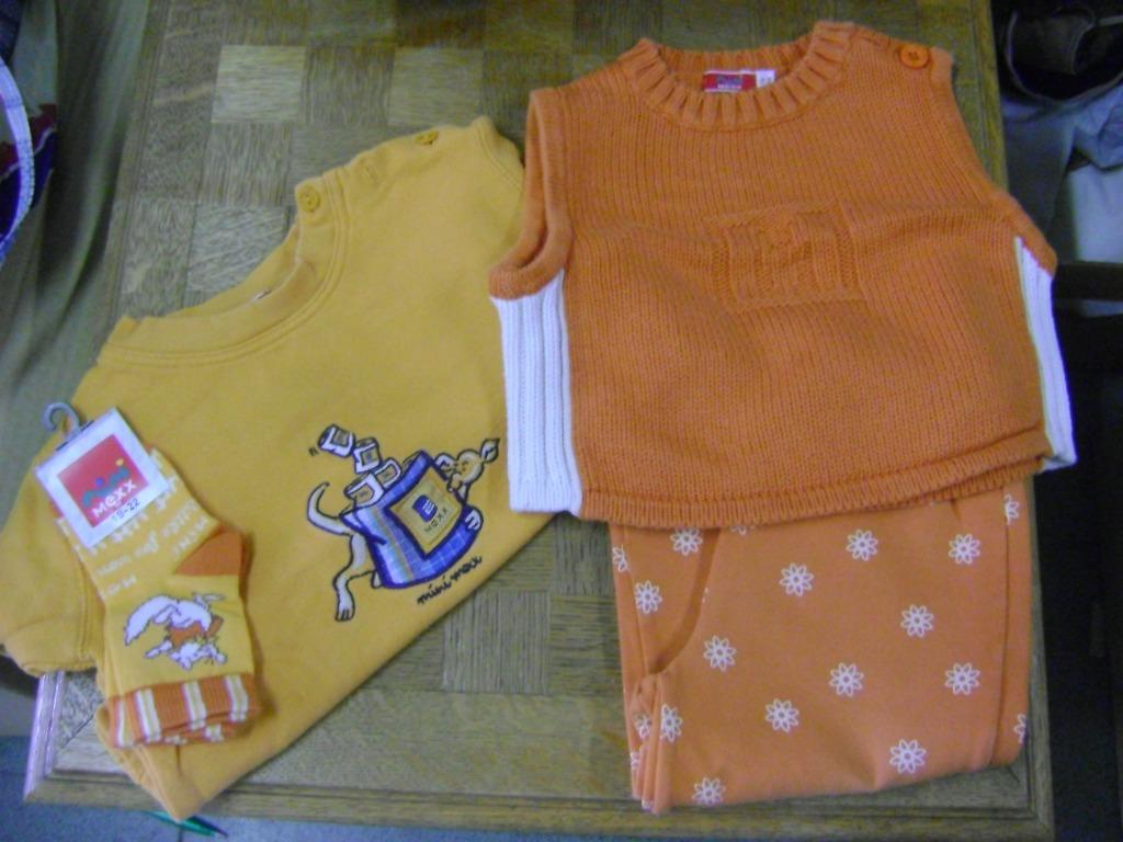 sweater, trui, legging en kousjes van Mini MEXX, Zo goed als nieuw, Truitje of Vestje, Meisje, Mini mexx