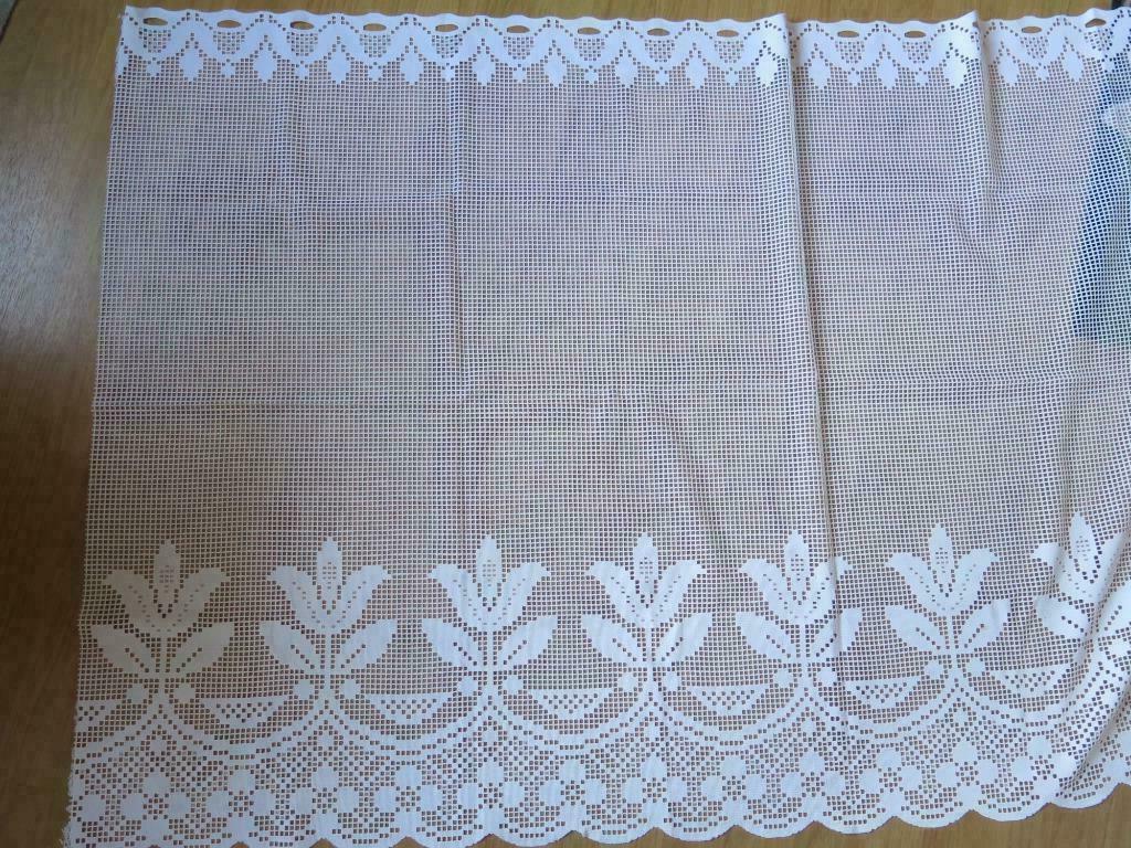 rideaux dentelle, Enlèvement ou Envoi, Utilisé, Blanc
