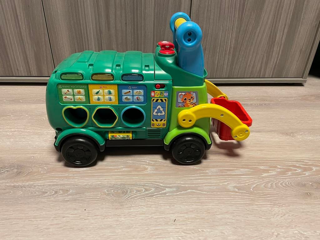 Vtech Sorteer & Leer Recycletruck, Kinderen en Baby's, Ophalen, Zo goed als nieuw