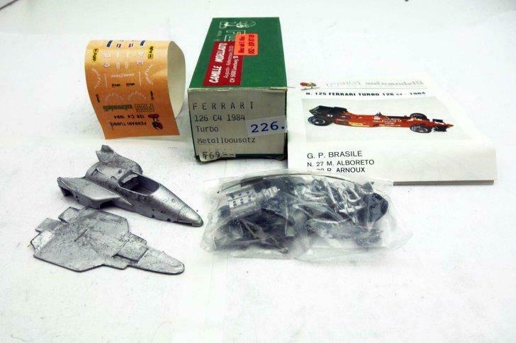 1:43 FDS Automodelli Kit Ferrari 126 C4 Turbo 1984, Ophalen of Verzenden, Zo goed als nieuw, Auto
