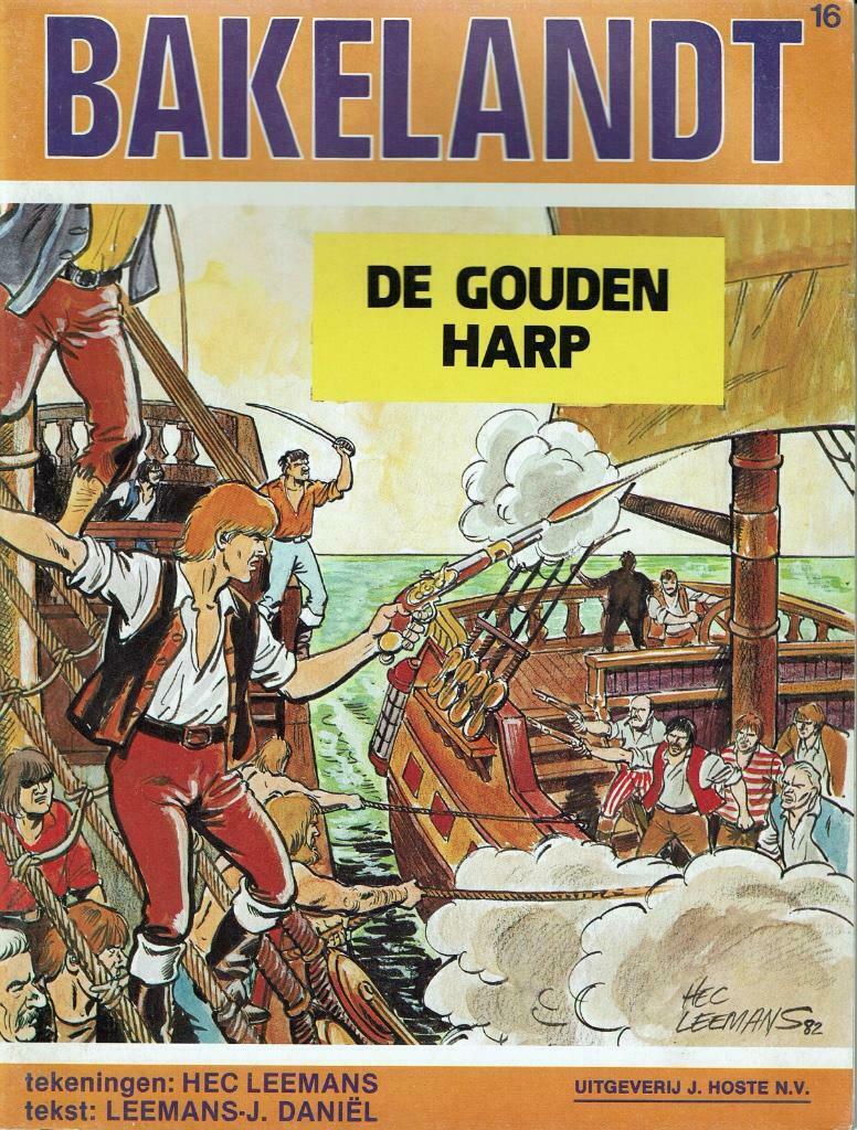Strip Bakelandt nr. 16 "De Gouden Harp", Eén stripboek, Verzenden, Gelezen