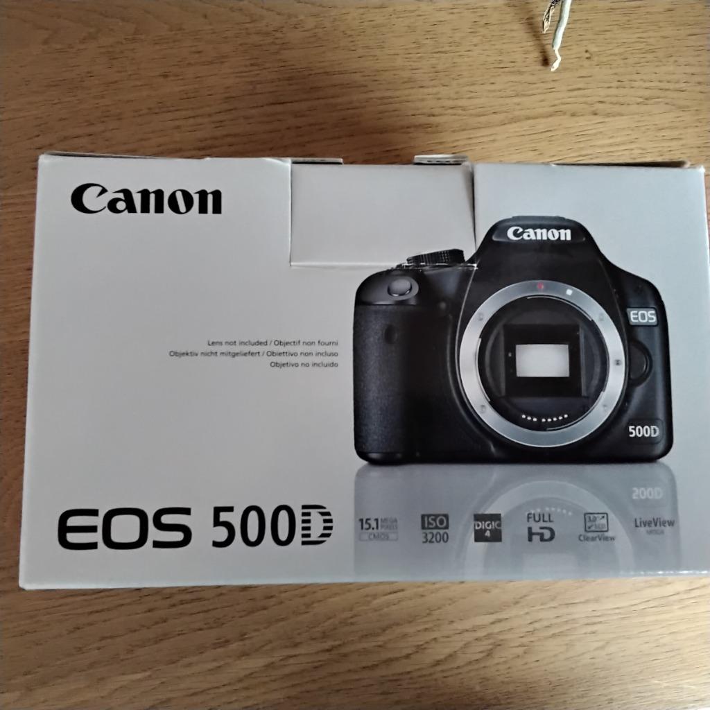 Canon EOS 500 D, Ophalen of Verzenden, Zo goed als nieuw, Canon
