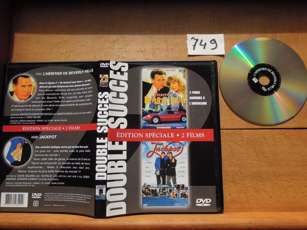 DVD Jackpot et L'Héritier de Beverly Hills Double succès, Enlèvement ou Envoi, Comme neuf, Film, Comédie