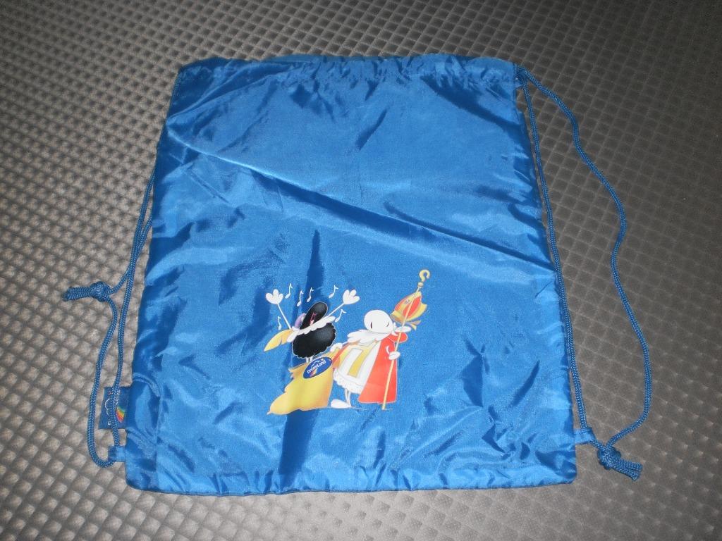 Nylon zakje met Sinterklaas en zwarte Piet, Enlèvement ou Envoi, Comme neuf