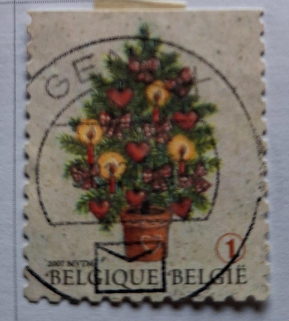 Timbres : Belgique OBP 3734/3734c, Oblitéré, Enlèvement ou Envoi, Affranchi, Noël