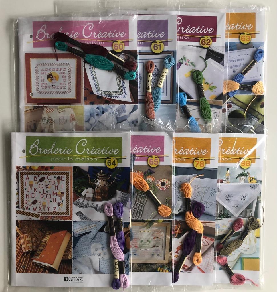 5 numéros "Broderie Créative pour la maison", Enlèvement ou Envoi, Neuf