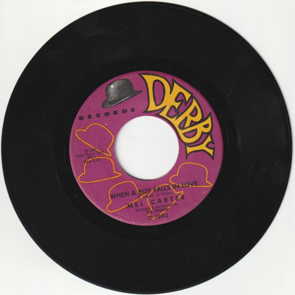 Mel Carter Als een jongen verliefd wordt Original Us Popcorn, Ophalen of Verzenden, Zo goed als nieuw, Soul of Nu Soul