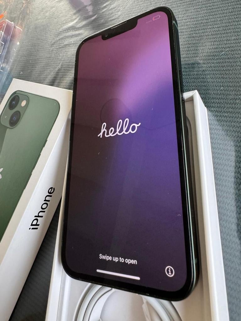iPhone 13, Enlèvement ou Envoi, Comme neuf, Vert, IPhone 13