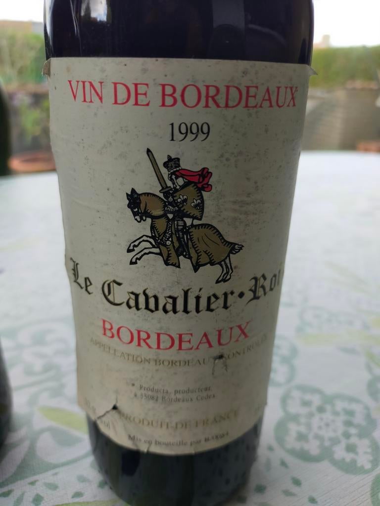 Le Cabalier Roi Bordeaux 1999, Verzamelen, Wijnen, Ophalen, Zo goed als nieuw