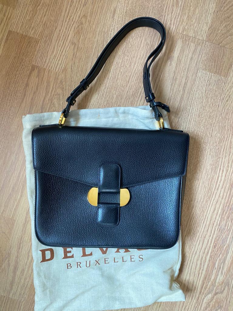 Delvaux handtas vintage  model Citoyen, Ophalen of Verzenden, Zo goed als nieuw, Zwart, Handtas