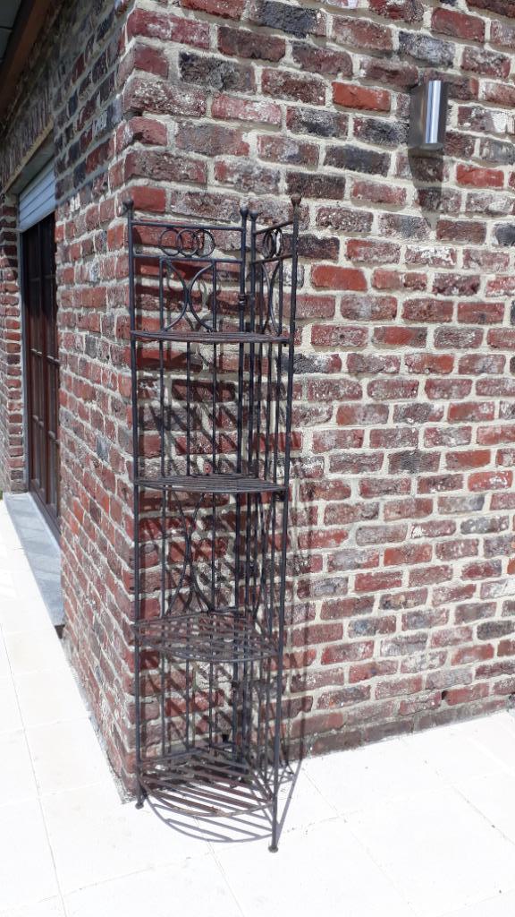 etagère d'angle en métal, Jardin & Terrasse, Terrasses, Enlèvement, Utilisé, Autres matériaux