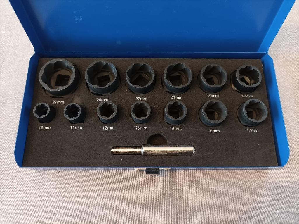 Kit de démontage de boulons cassés de 10 à 27 mm, Envoi, Neuf