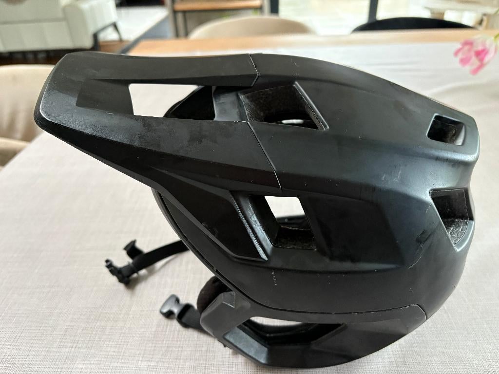 FOX MTB helm Dropframe, Fietsen en Brommers, Fietsaccessoires | Fietshelmen, Ophalen of Verzenden, Gebruikt, XL, Fox