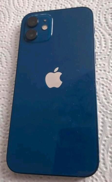 Iphone 12, Telecommunicatie, Mobiele telefoons | Apple iPhone, Ophalen, Blauw, Zo goed als nieuw, 76 %