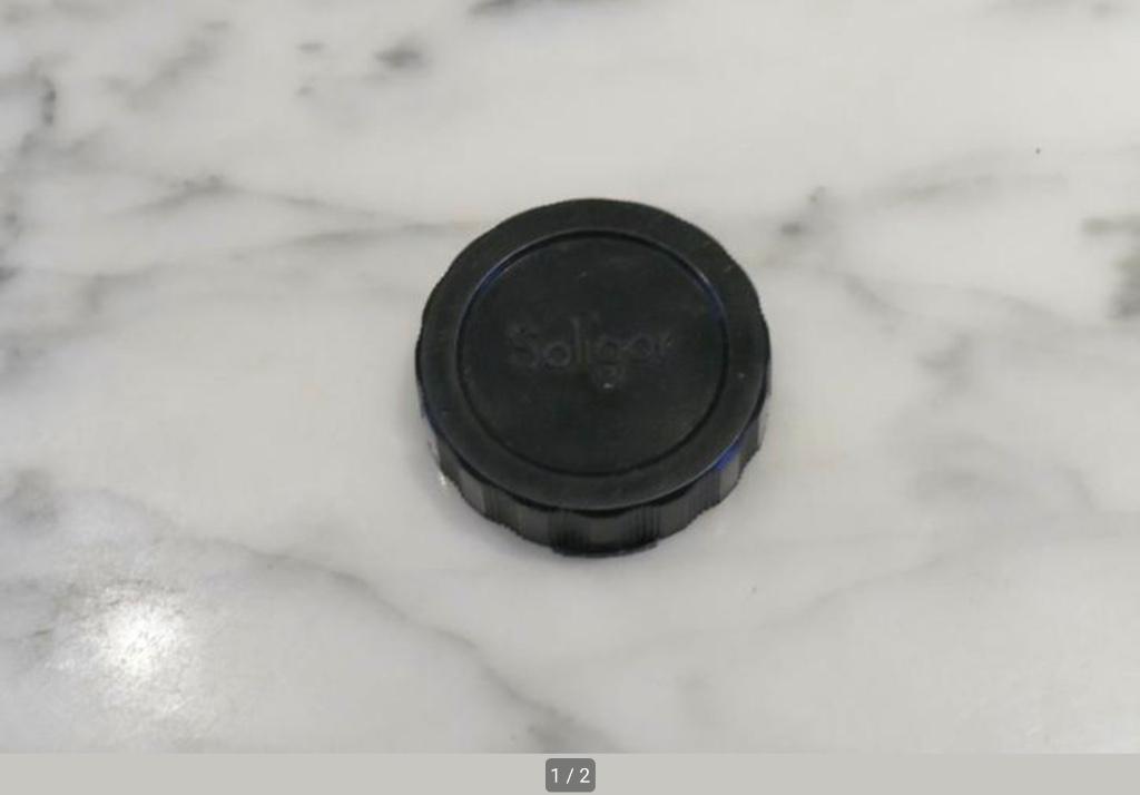 Bouchon d'objectif arrière Soligor Minolta MD, Enlèvement ou Envoi, Utilisé, Autres types