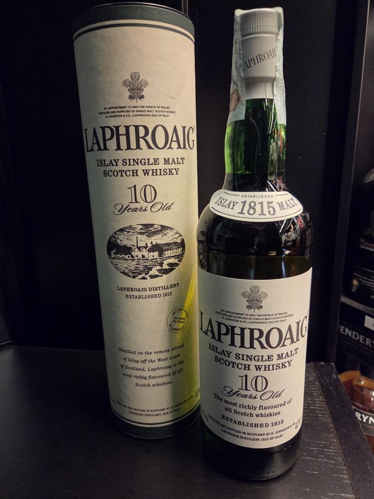 Laphroaig 10 years old - Old version 40%, Overige gebieden, Nieuw, Ophalen of Verzenden, Witte wijn