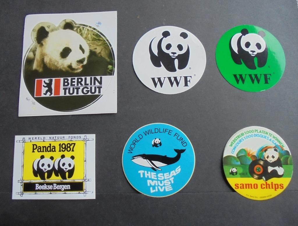 Stickers ; WWF Panda, Verzenden, Nieuw, Dier en Natuur