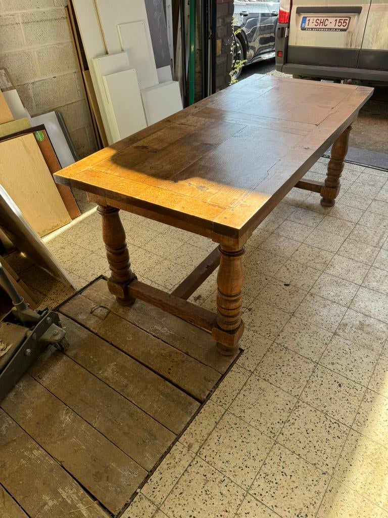 TABLE ANCIENNE CHÊNE MASSIFS CENTENAIRES (faire offre), Enlèvement