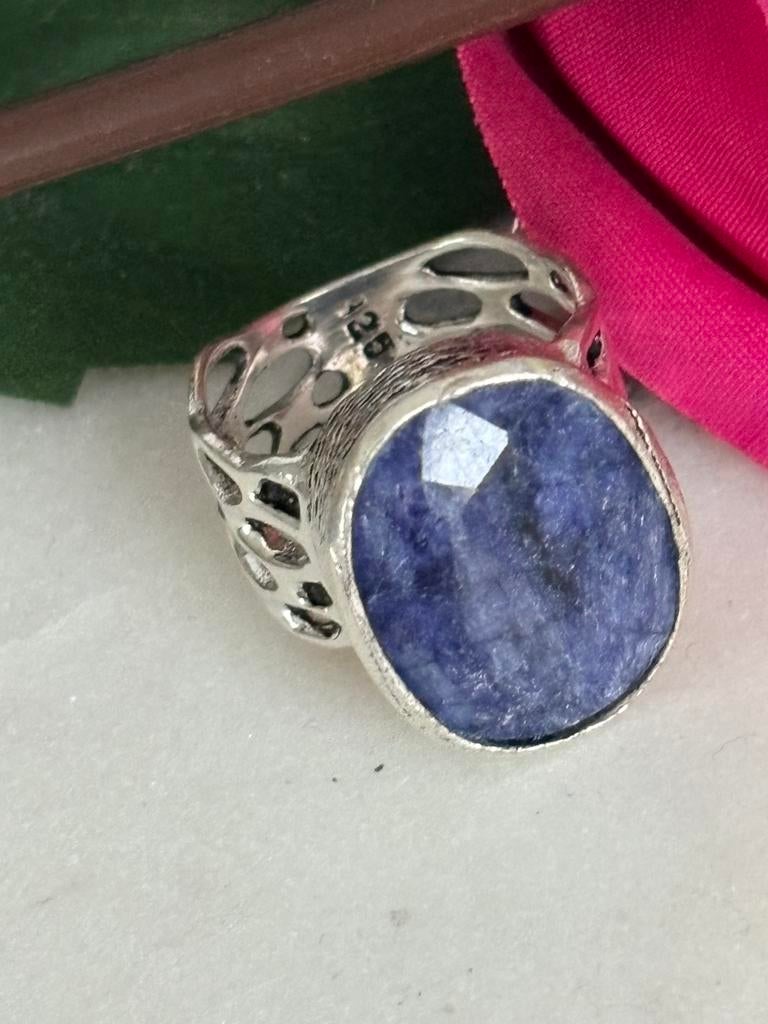Belle bague en argent 925, Envoi, Comme neuf, Argent, Argent