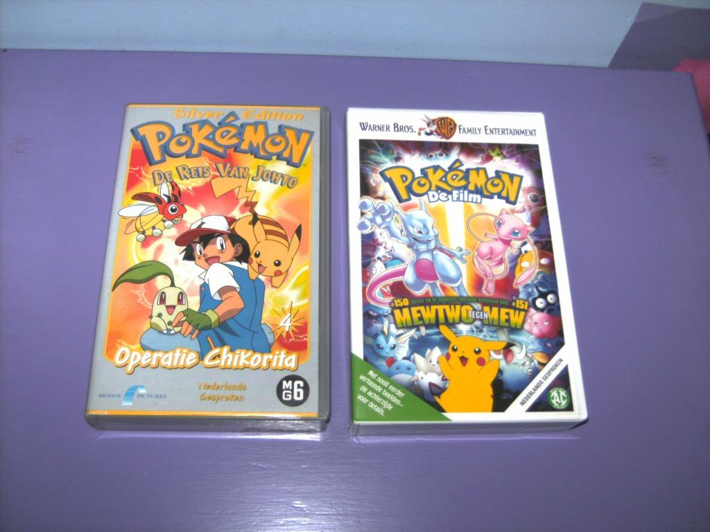 2 Video cassettes van pokémon., Ophalen of Verzenden, Gebruikt, Tekenfilms en Animatie