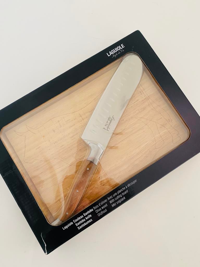 Couteau Santoku Laguiole Style de Vie Luxury Line, Enlèvement ou Envoi, Neuf