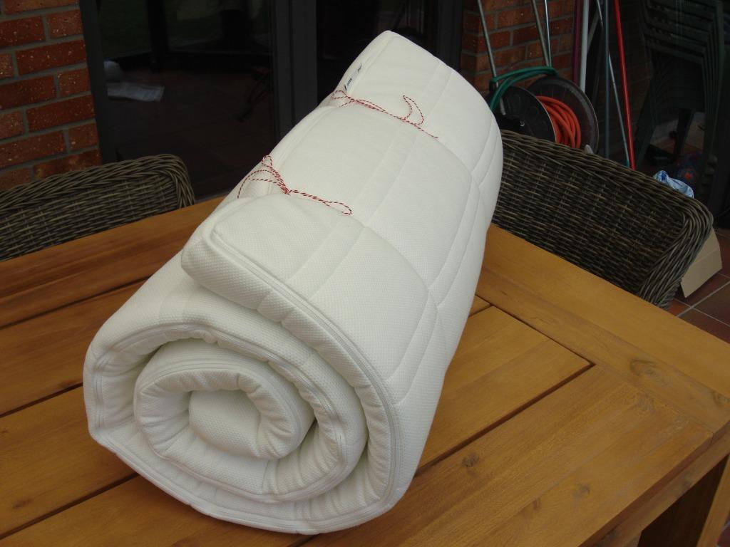 TUDDAL Surmatelas, blanc 80x200 cm, Neuf, Matelas, Une personne, 200 cm