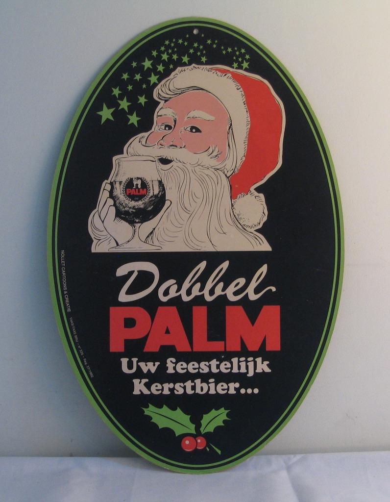 RECLAMEBORD  DOBBEL  PALM  ( 132 ), Ophalen, Gebruikt, Reclamebord, Plaat of Schild, Palm
