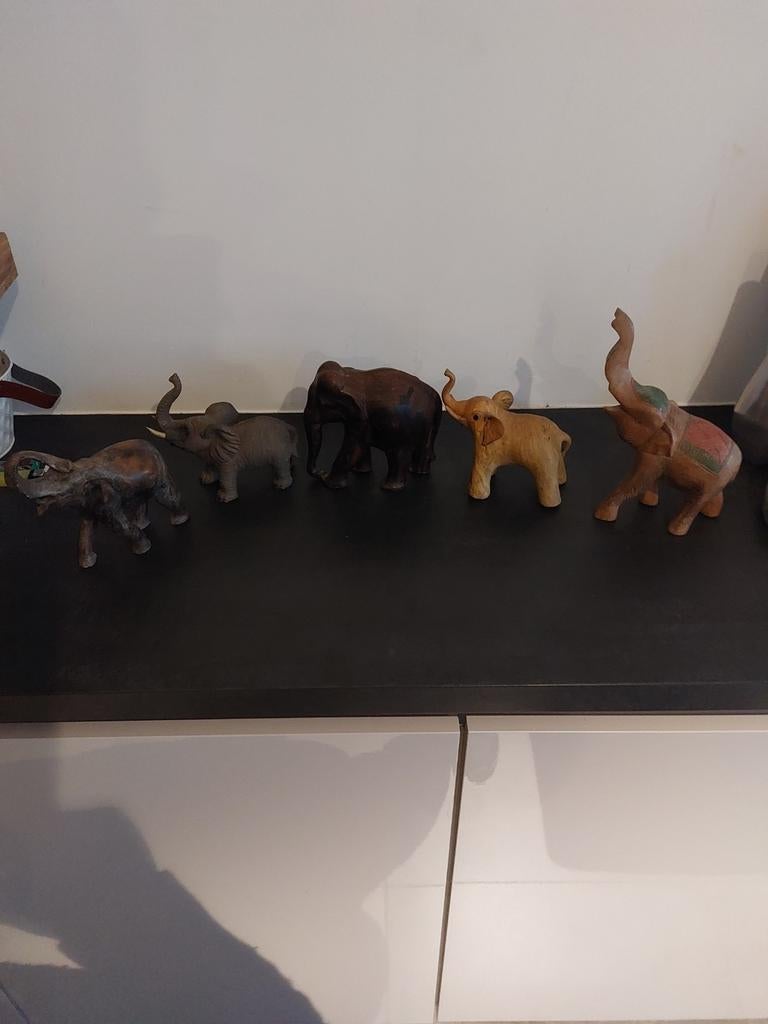 sculptuur van een olifant, Antiek en Kunst, Kunst | Beelden en Houtsnijwerken, Ophalen of Verzenden