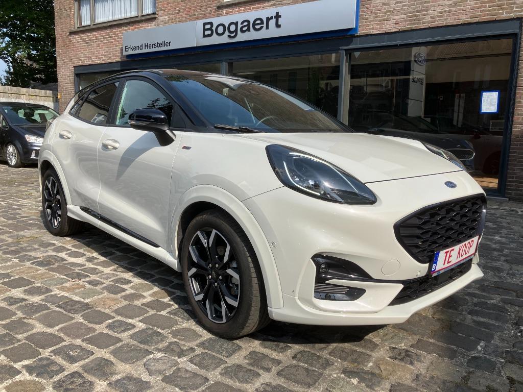 Ford Puma ST-Line X 125pk, Auto's, Ford, Voorwielaandrijving, 118 g/km, Puma, Leder en Stof